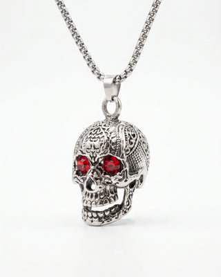 Collar Skull – Ojos Carmesí