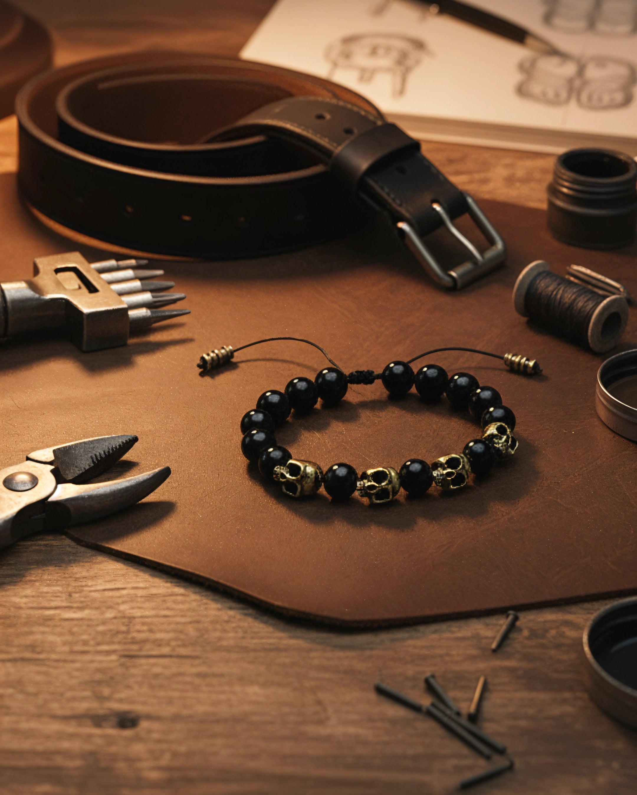 Pulsera Cráneo Alfa