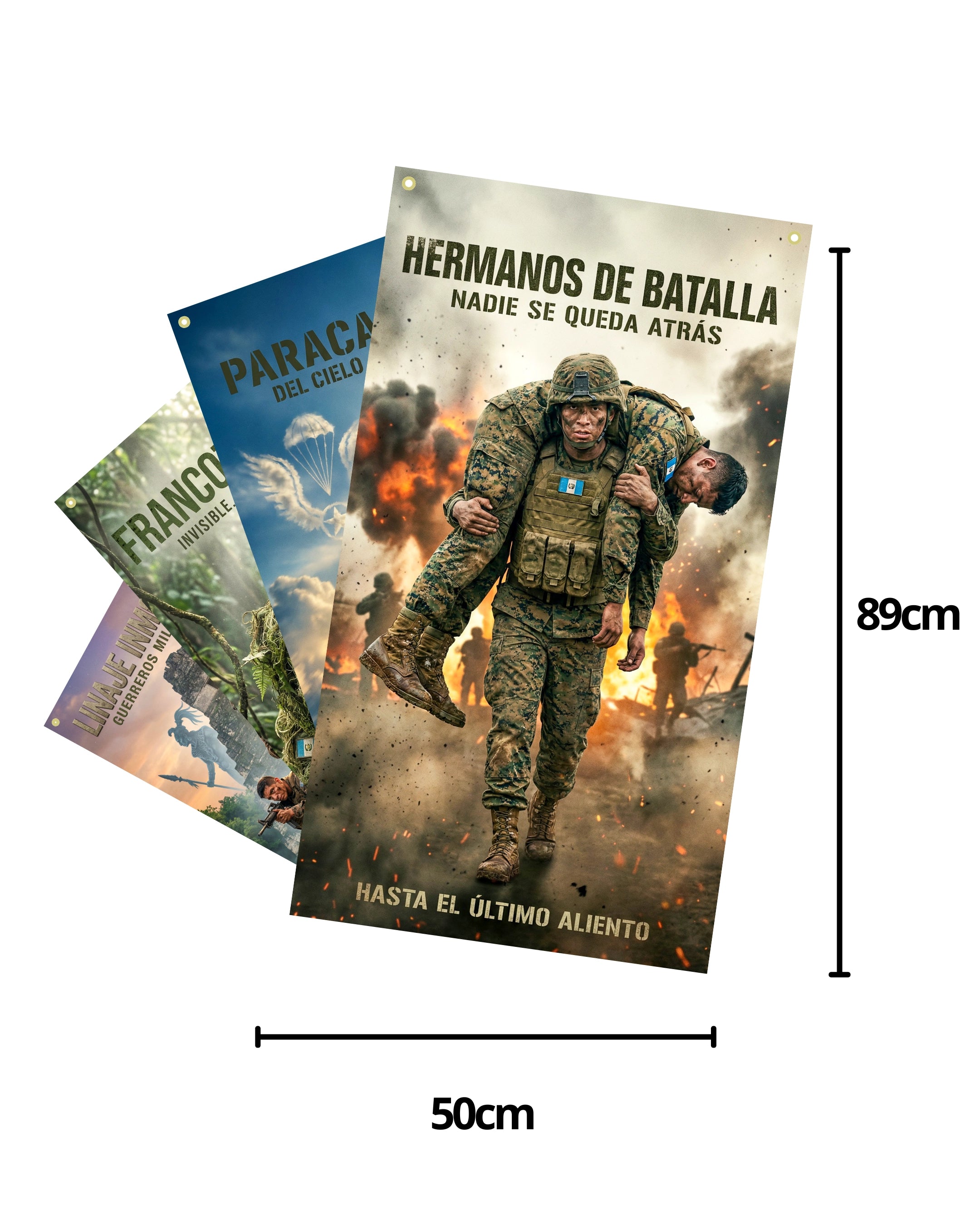 Pósters Tácticos – Colección Honor y Fuego