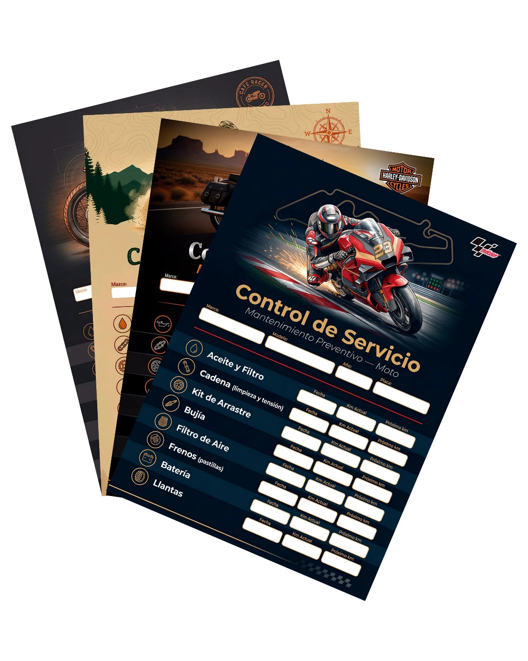 Kit de Control de Servicio para Moto