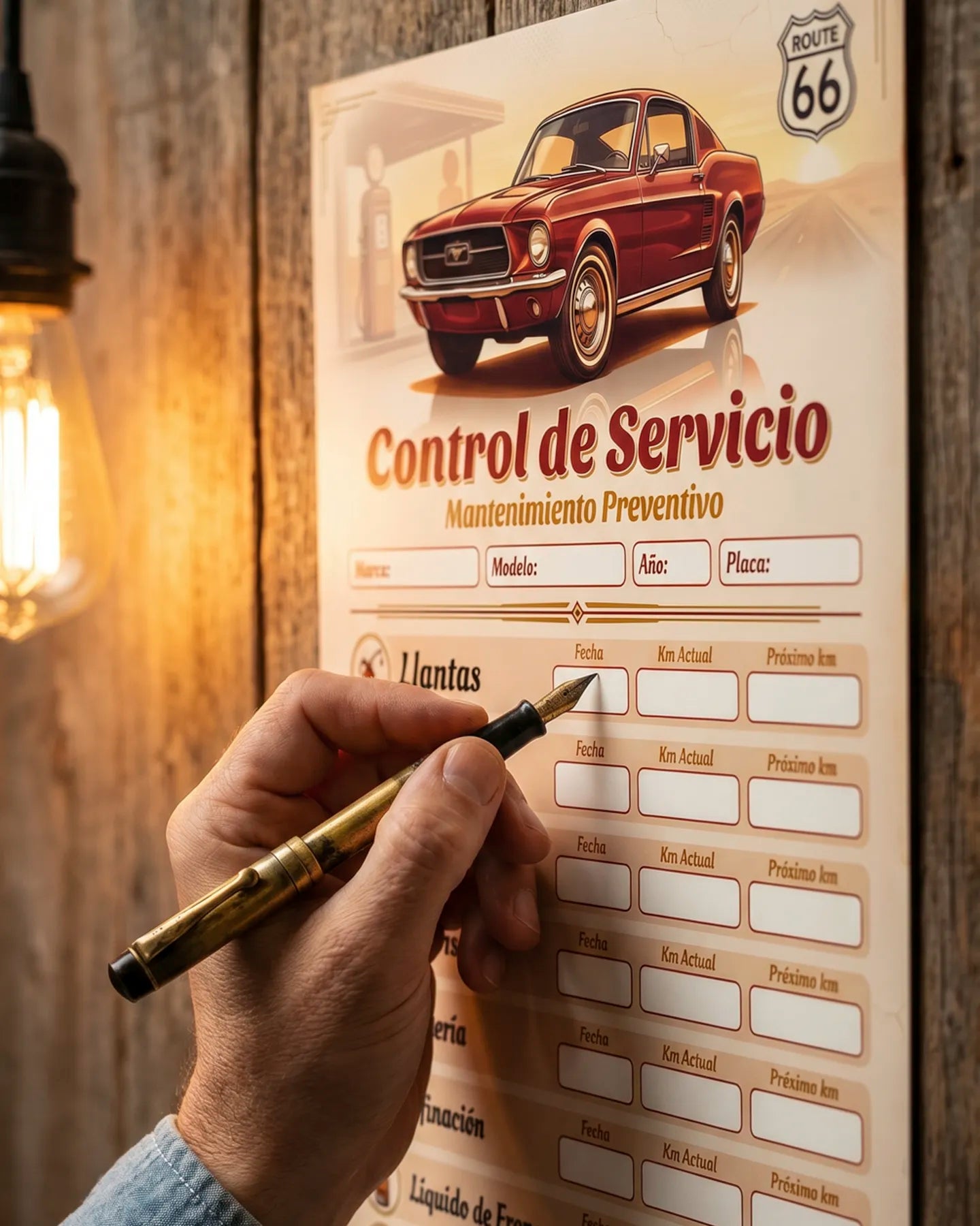 Kit de Control de Mantenimiento Automotriz – Garage & Parabrisas