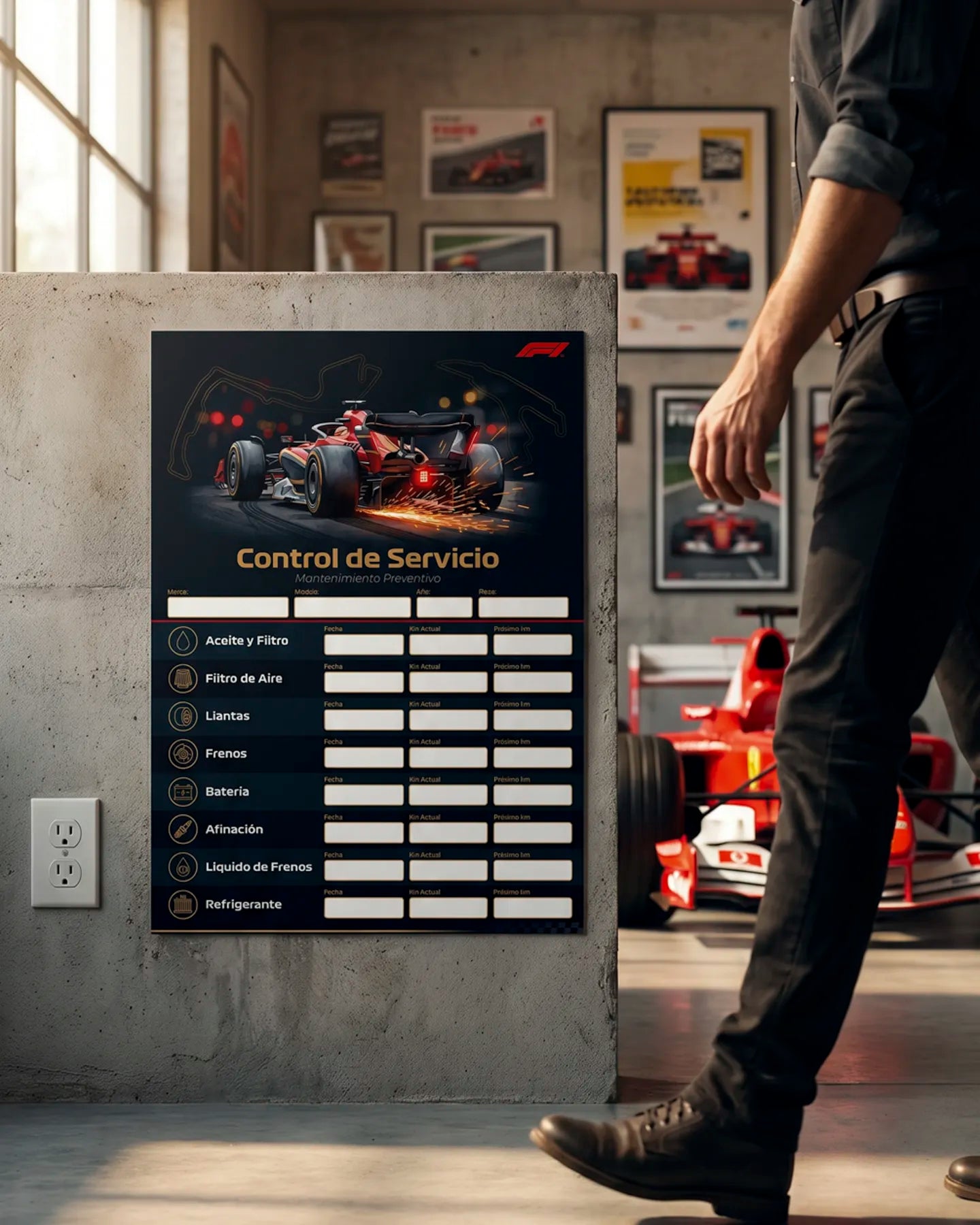 Kit de Control de Mantenimiento Automotriz – Garage & Parabrisas