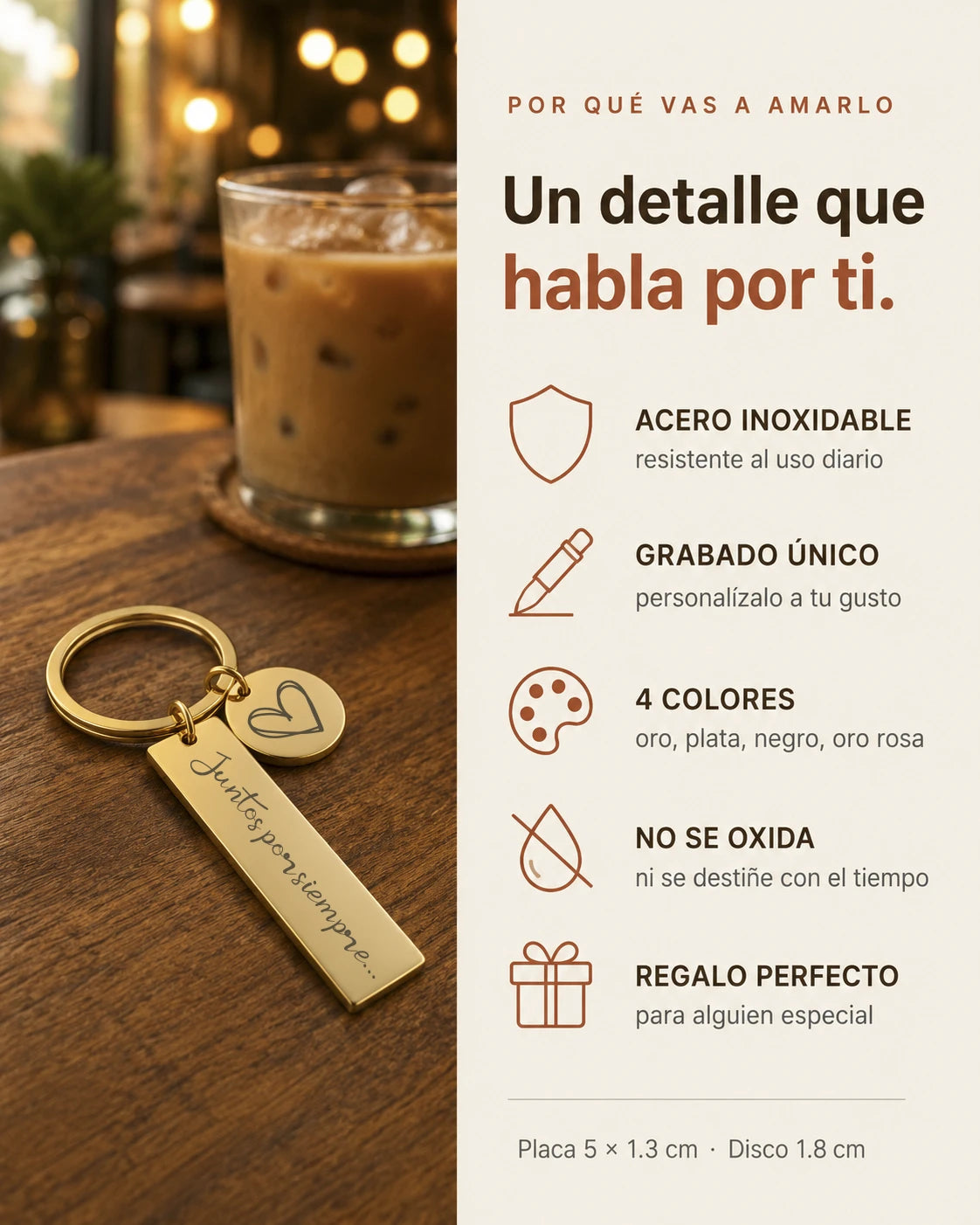 Llavero personalizado - Momentos únicos