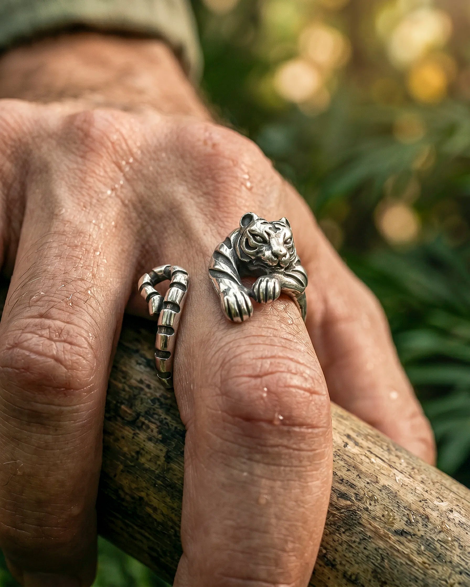 Anillo Tigre Salvaje – Ajustable