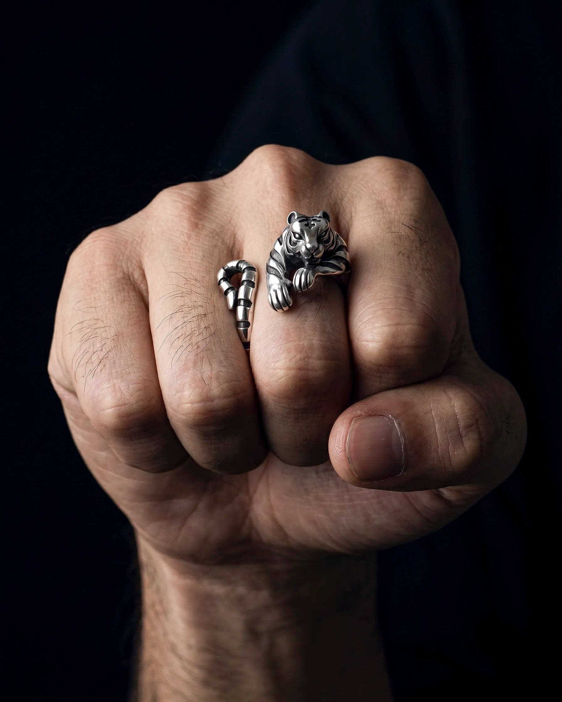 Anillo Tigre Salvaje – Ajustable