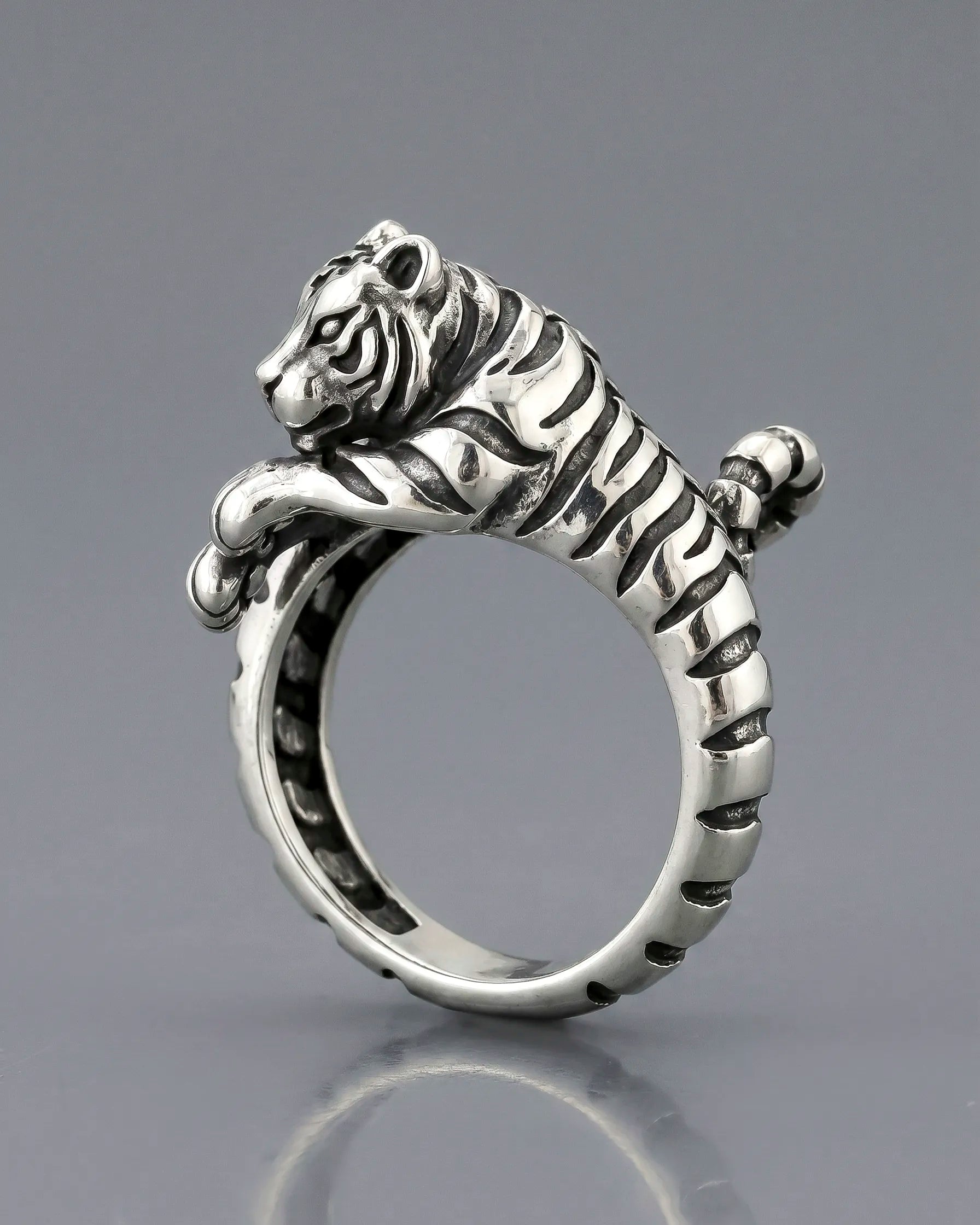 Anillo Tigre Salvaje – Ajustable