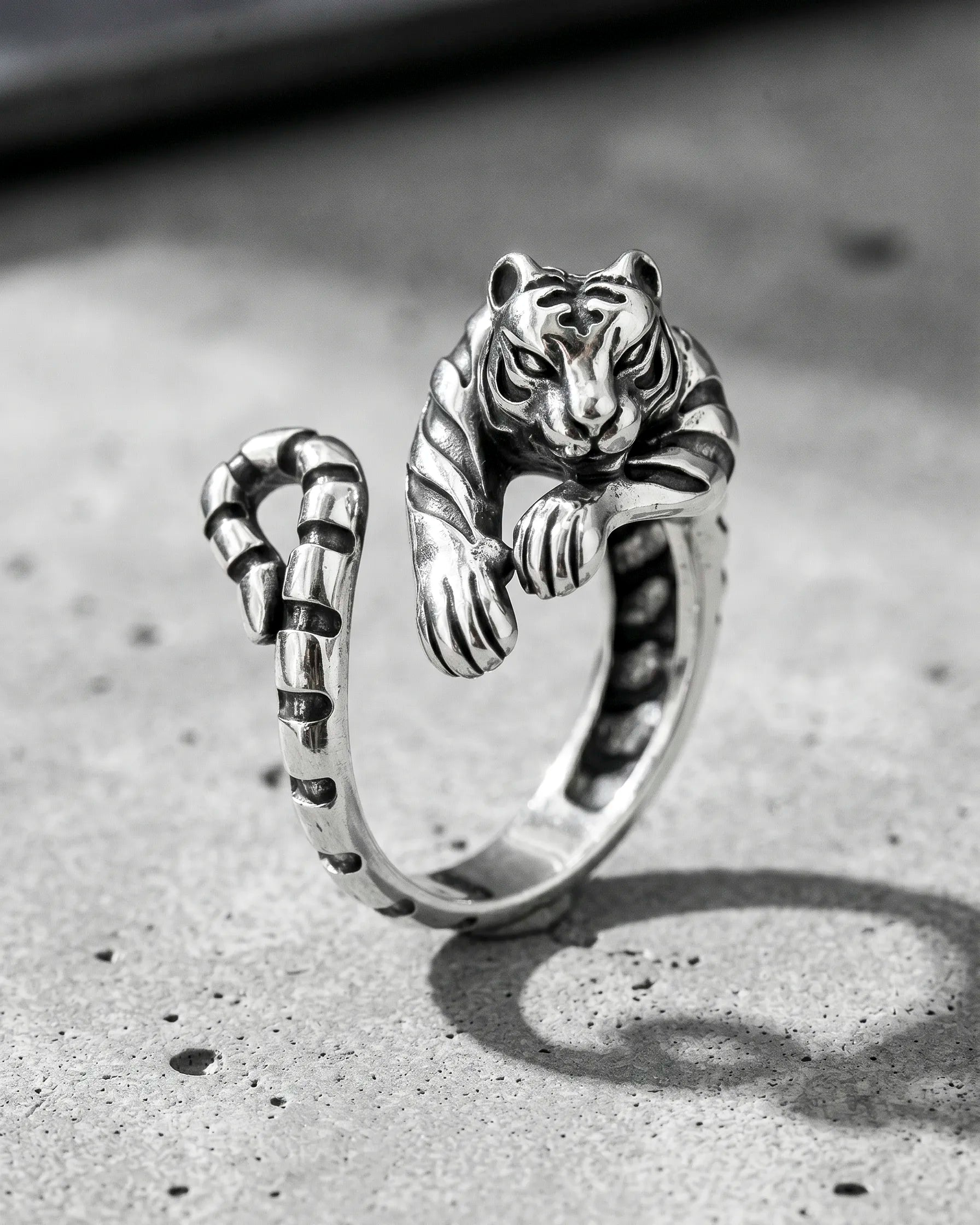 Anillo Tigre Salvaje – Ajustable