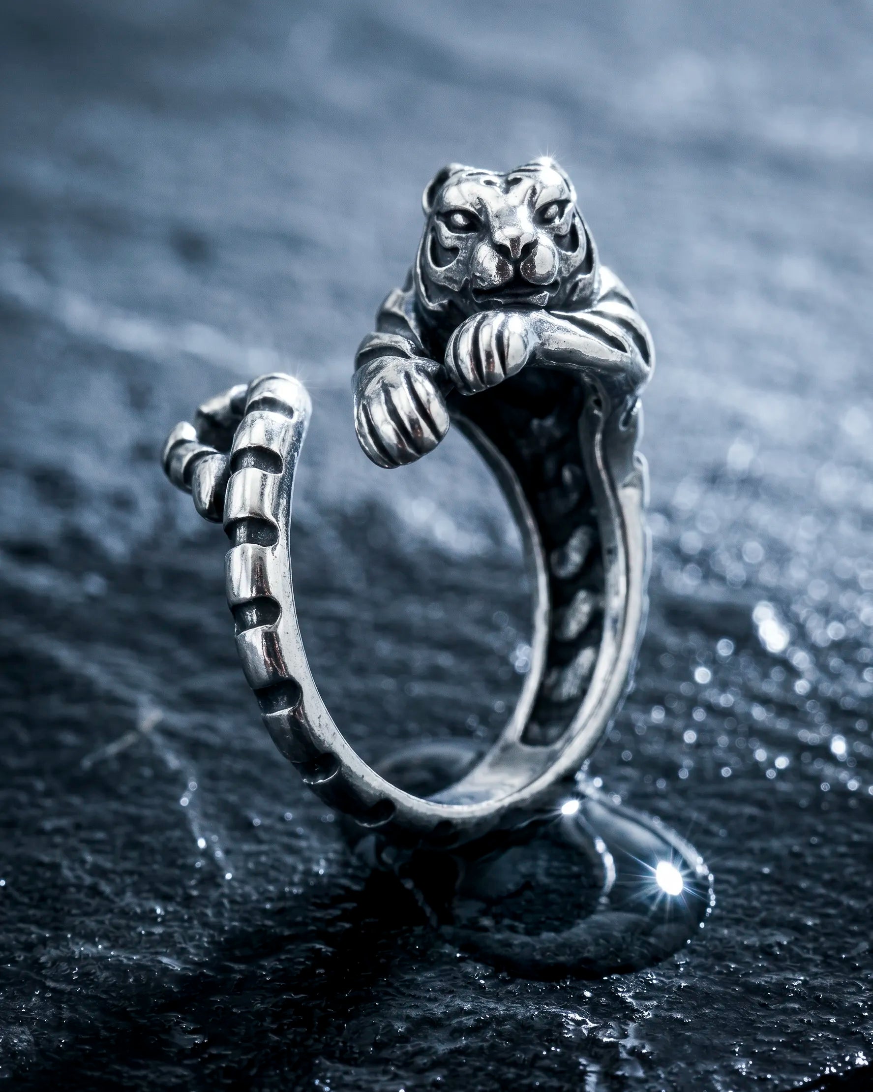 Anillo Tigre Salvaje – Ajustable