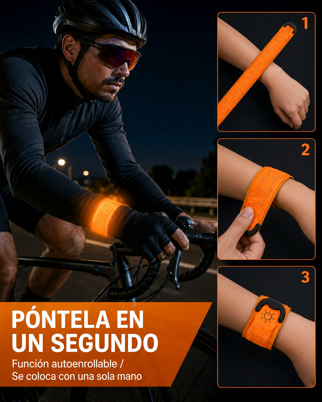 Brazalete LED – Recargable
