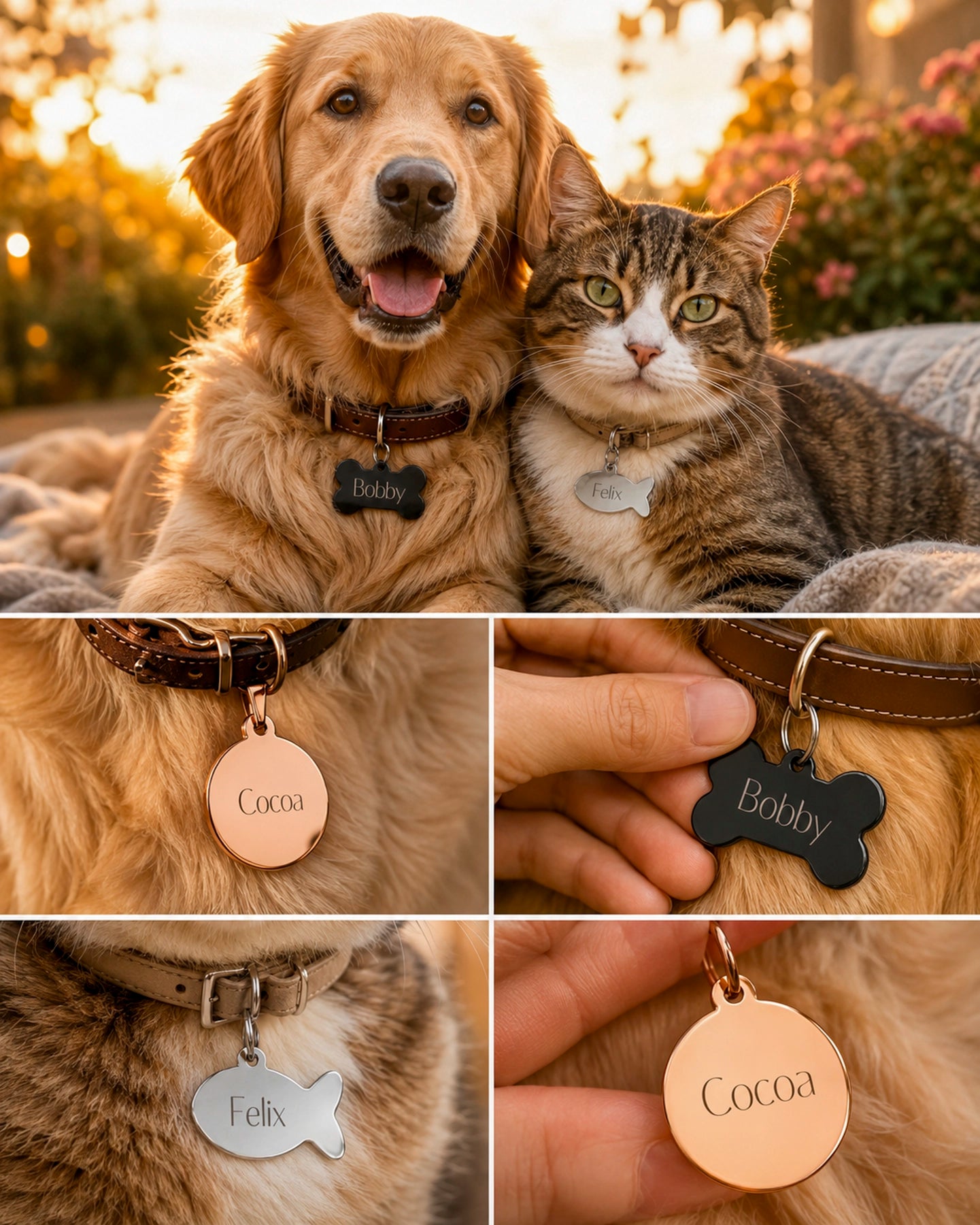 Placa para Mascota – Personalizada a Láser