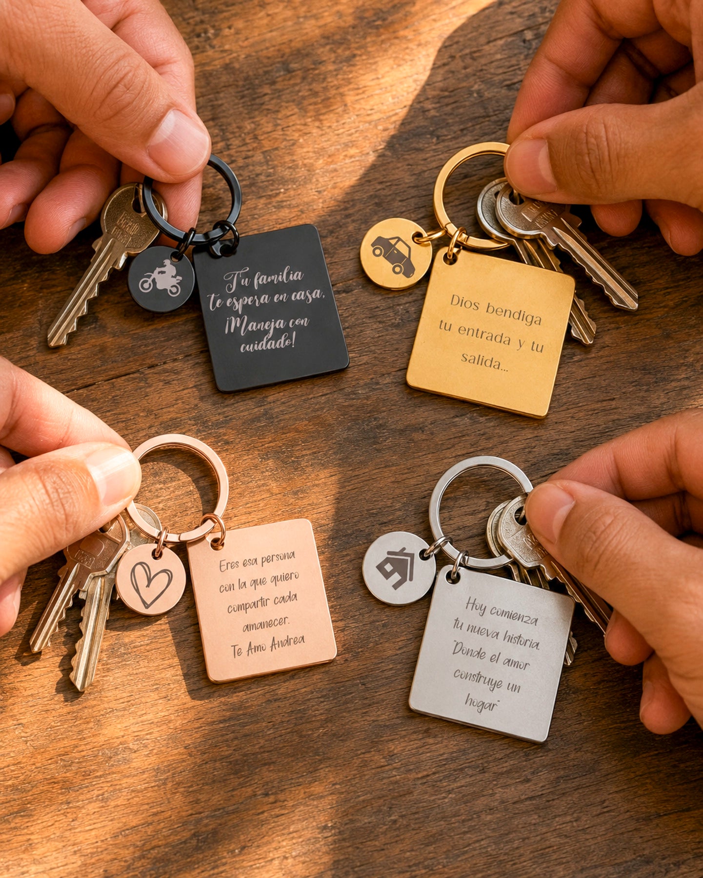 Llavero Siempre Contigo – Personalizado a Láser