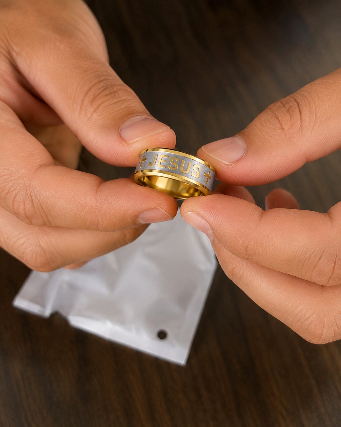 Anillo Guerrero – Fe y Acero