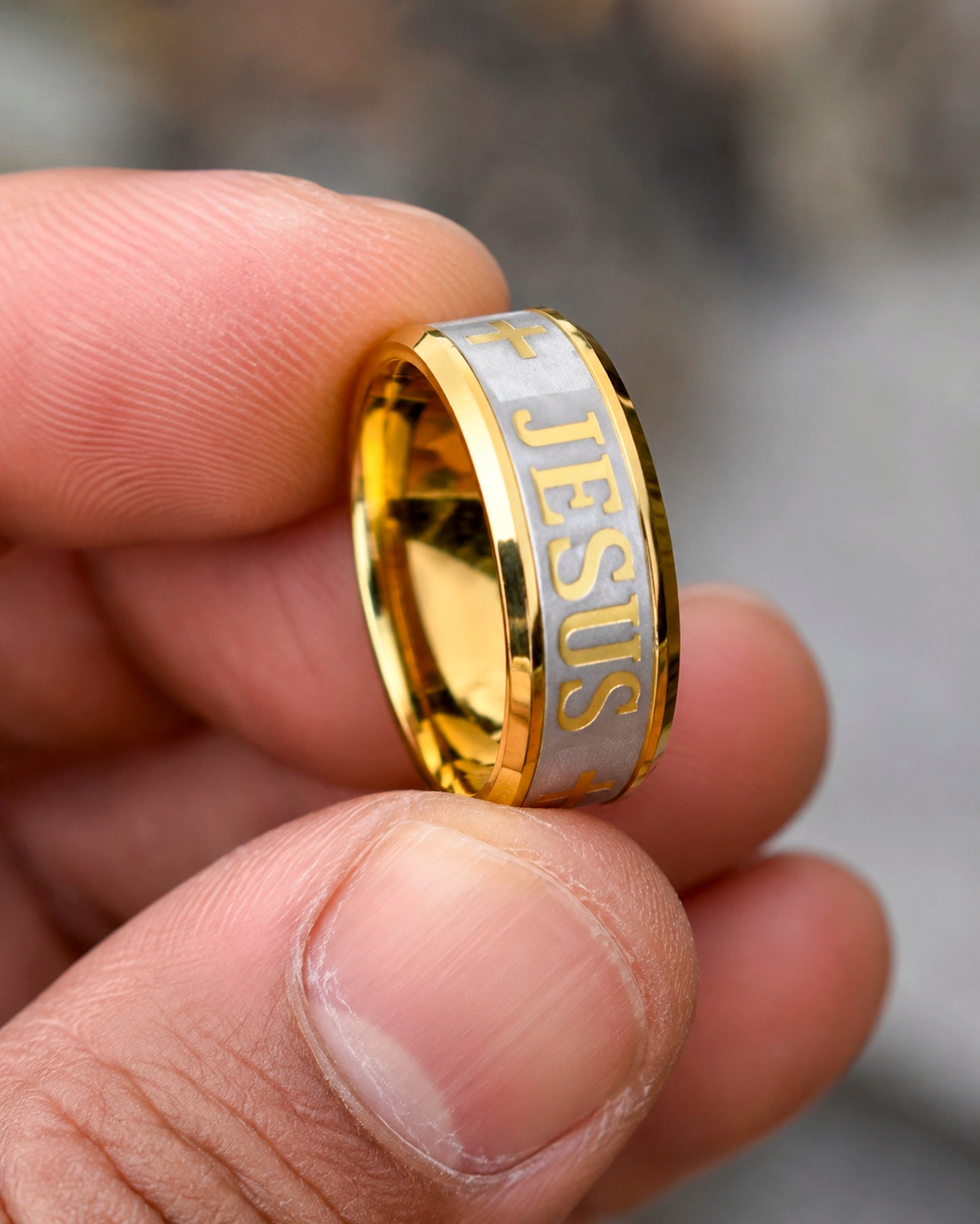 Anillo Guerrero – Fe y Acero
