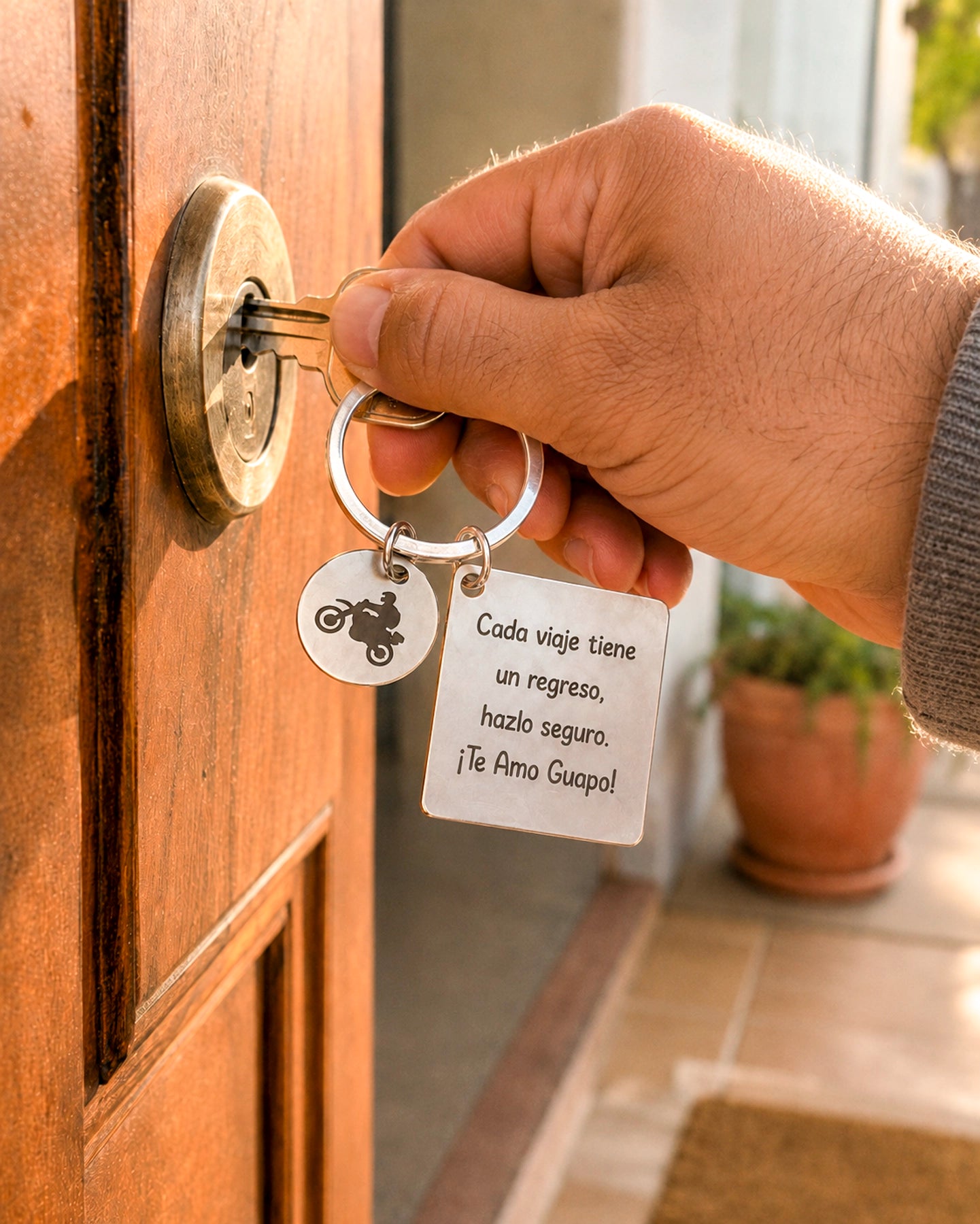 Llavero Siempre Contigo – Personalizado a Láser