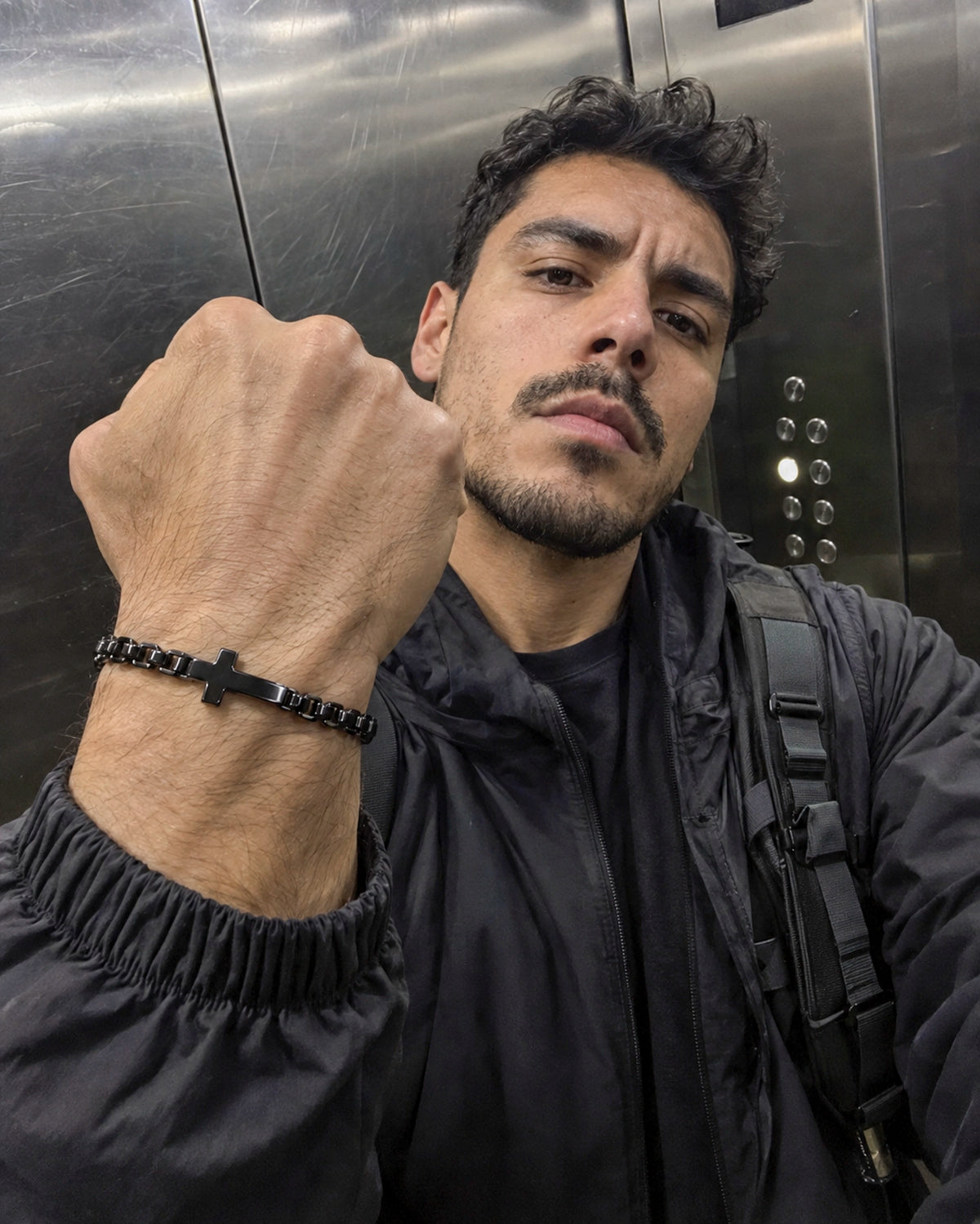 Pulseras Cruz Lisa