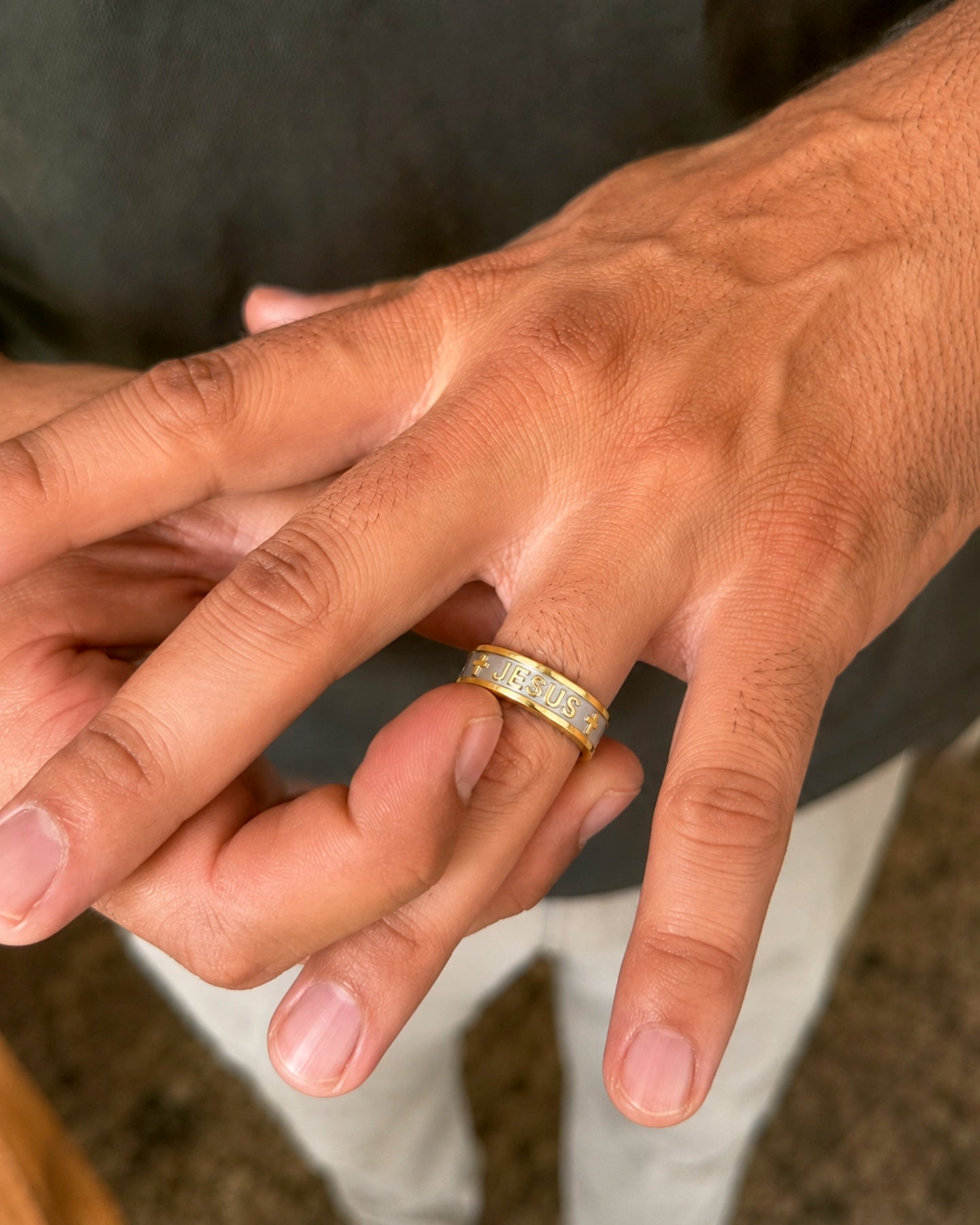 Anillo Guerrero – Fe y Acero