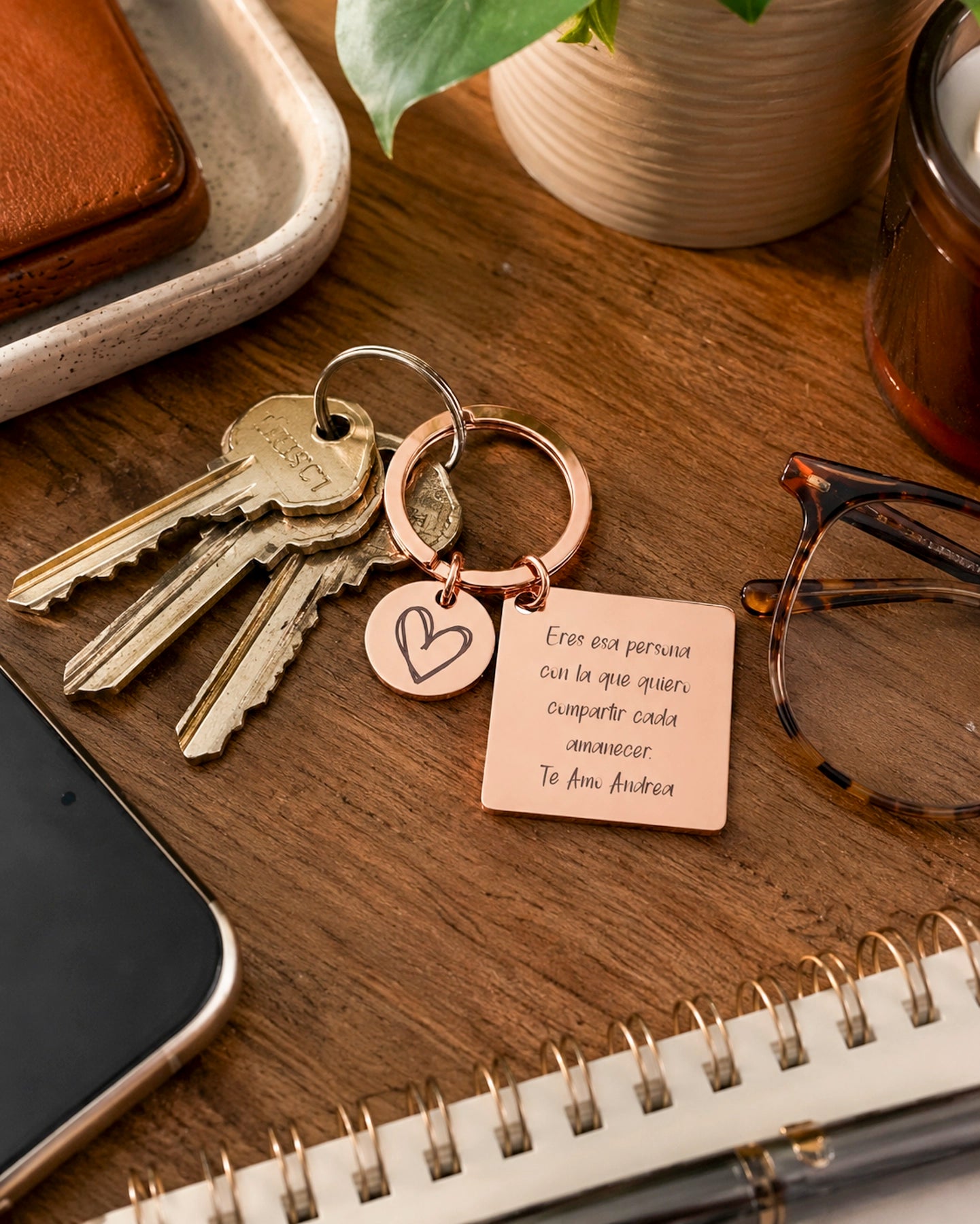 Llavero Siempre Contigo – Personalizado a Láser