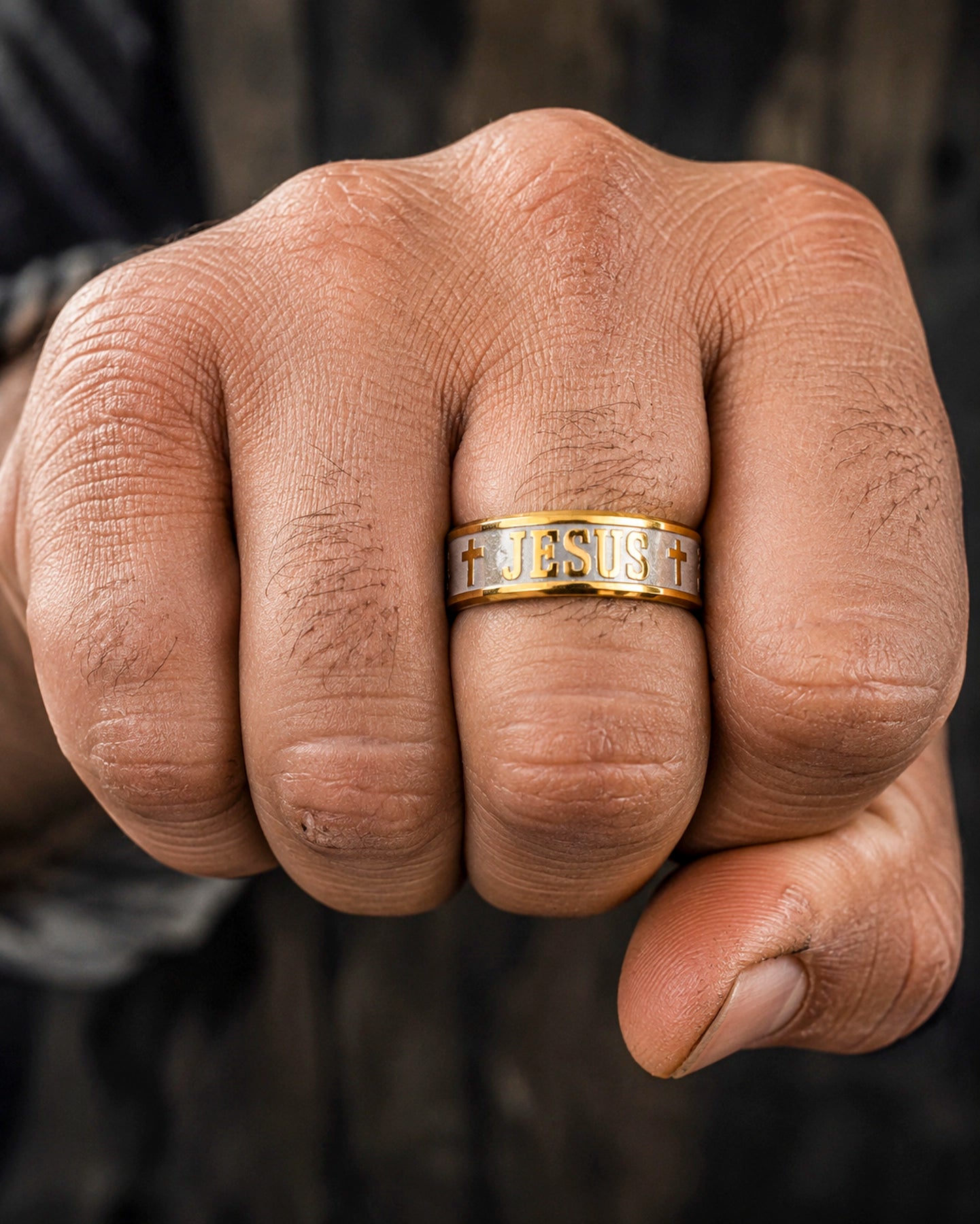 Anillo Guerrero – Fe y Acero