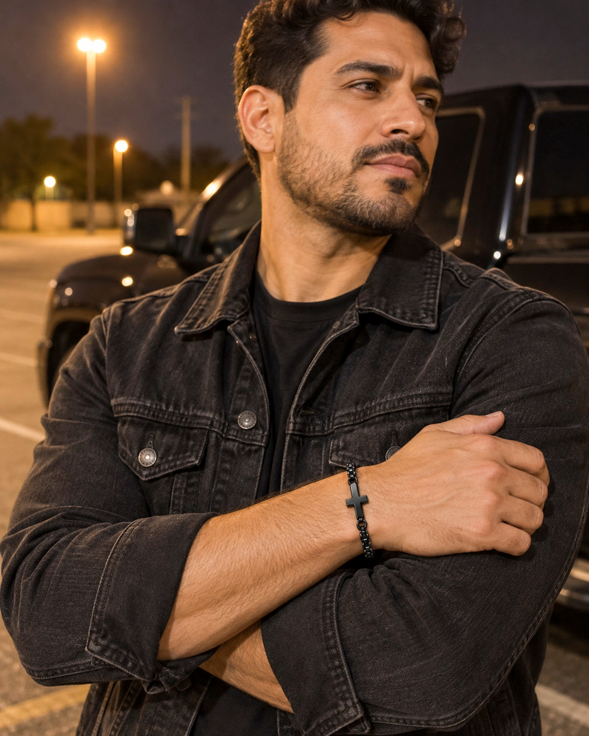 Pulseras Cruz Lisa