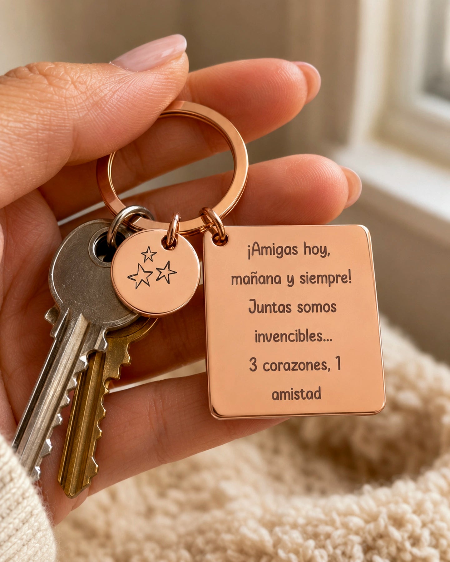 Llavero Siempre Contigo – Personalizado a Láser