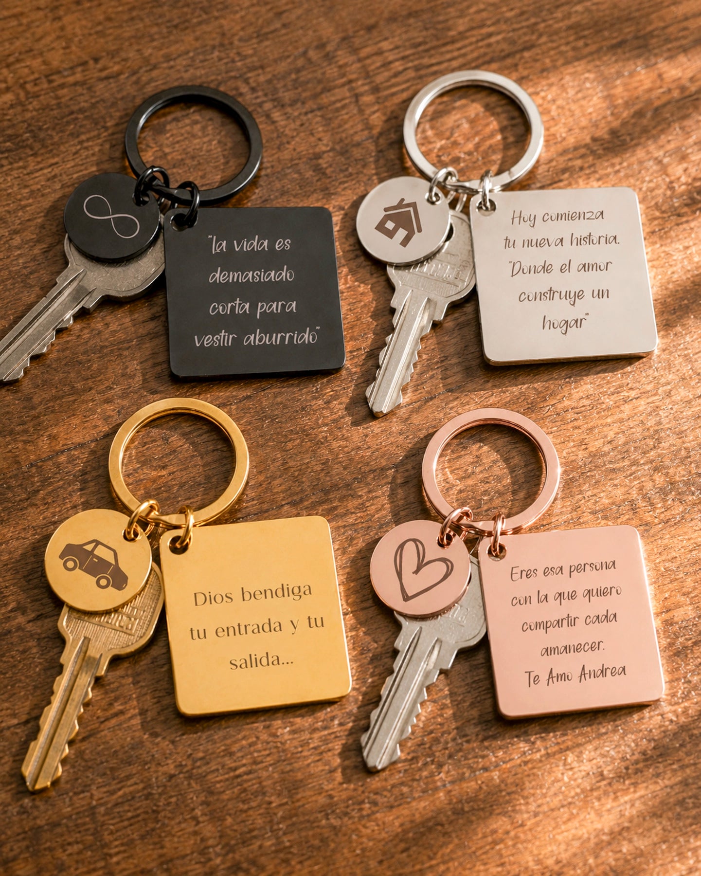 Llavero Siempre Contigo – Personalizado a Láser