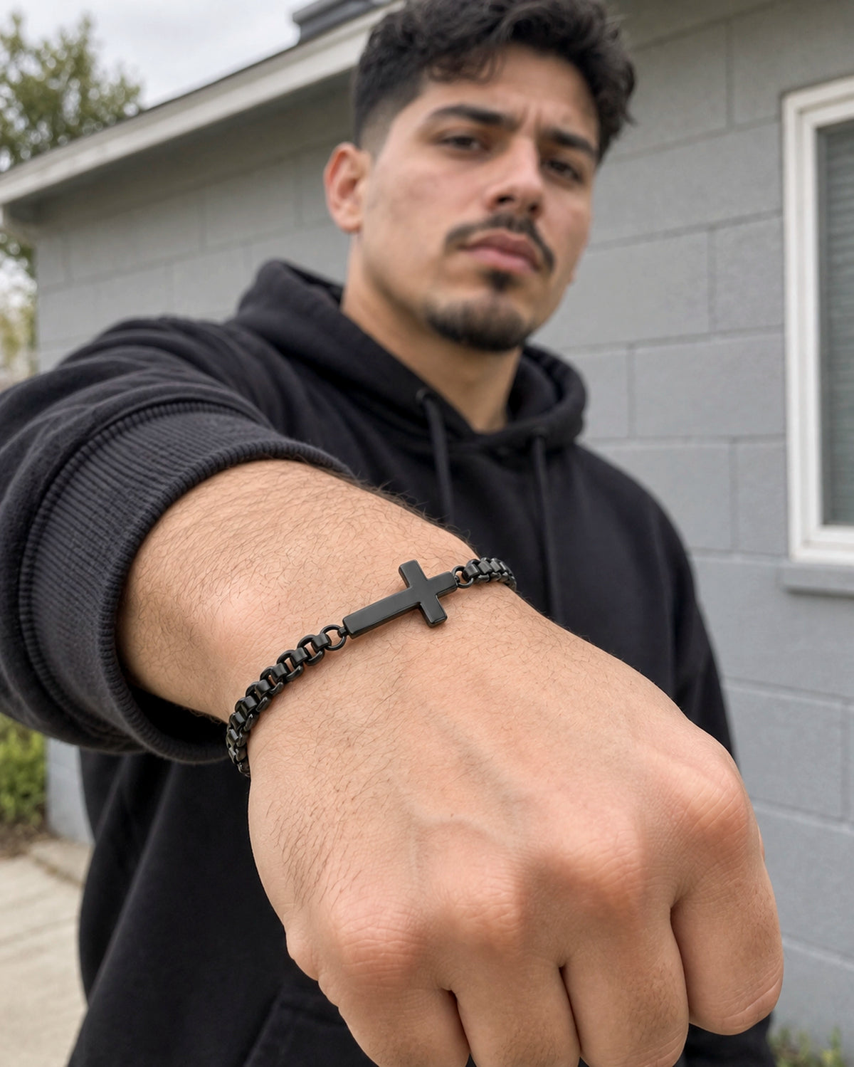 Pulseras Cruz Lisa
