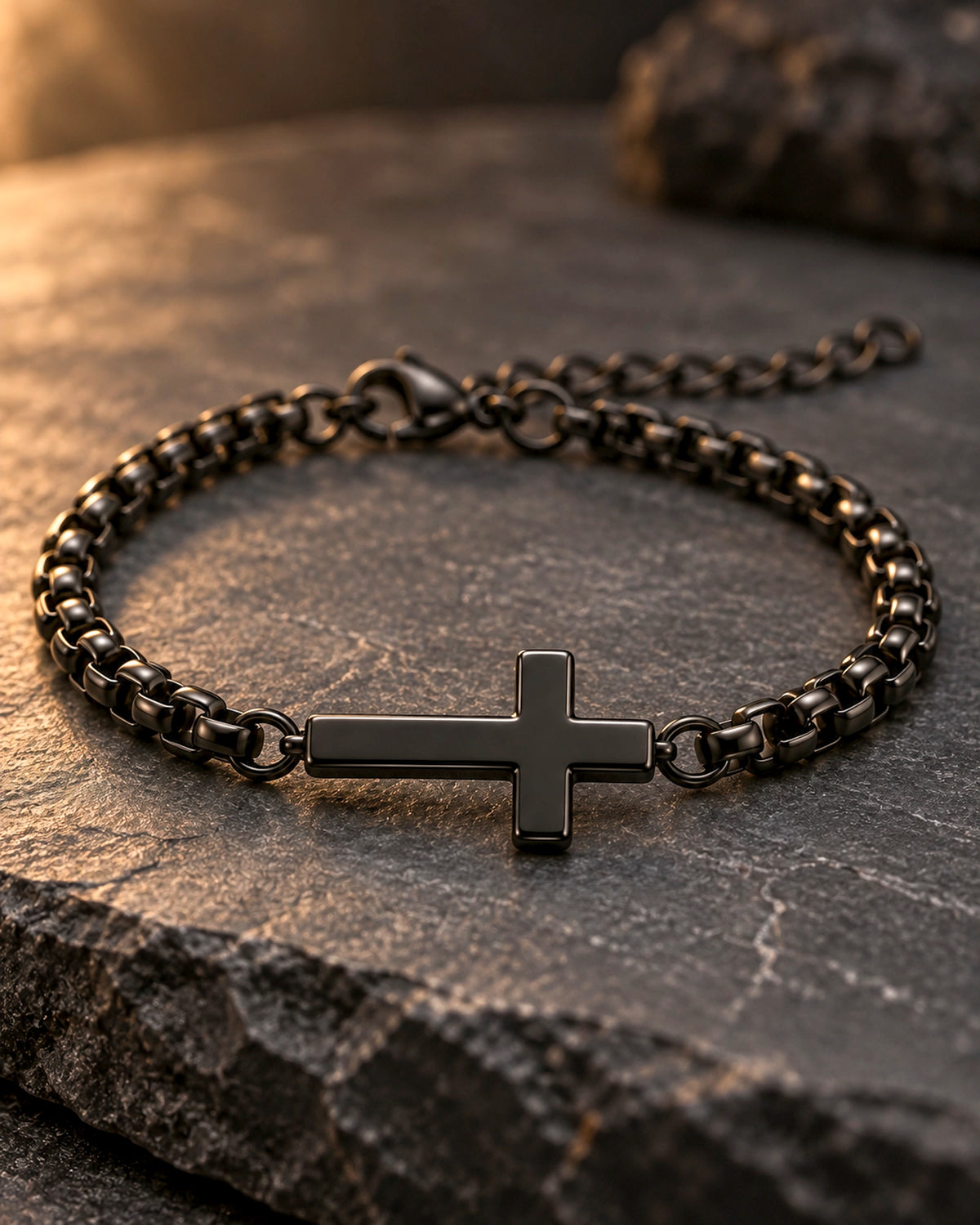 Pulseras Cruz Lisa