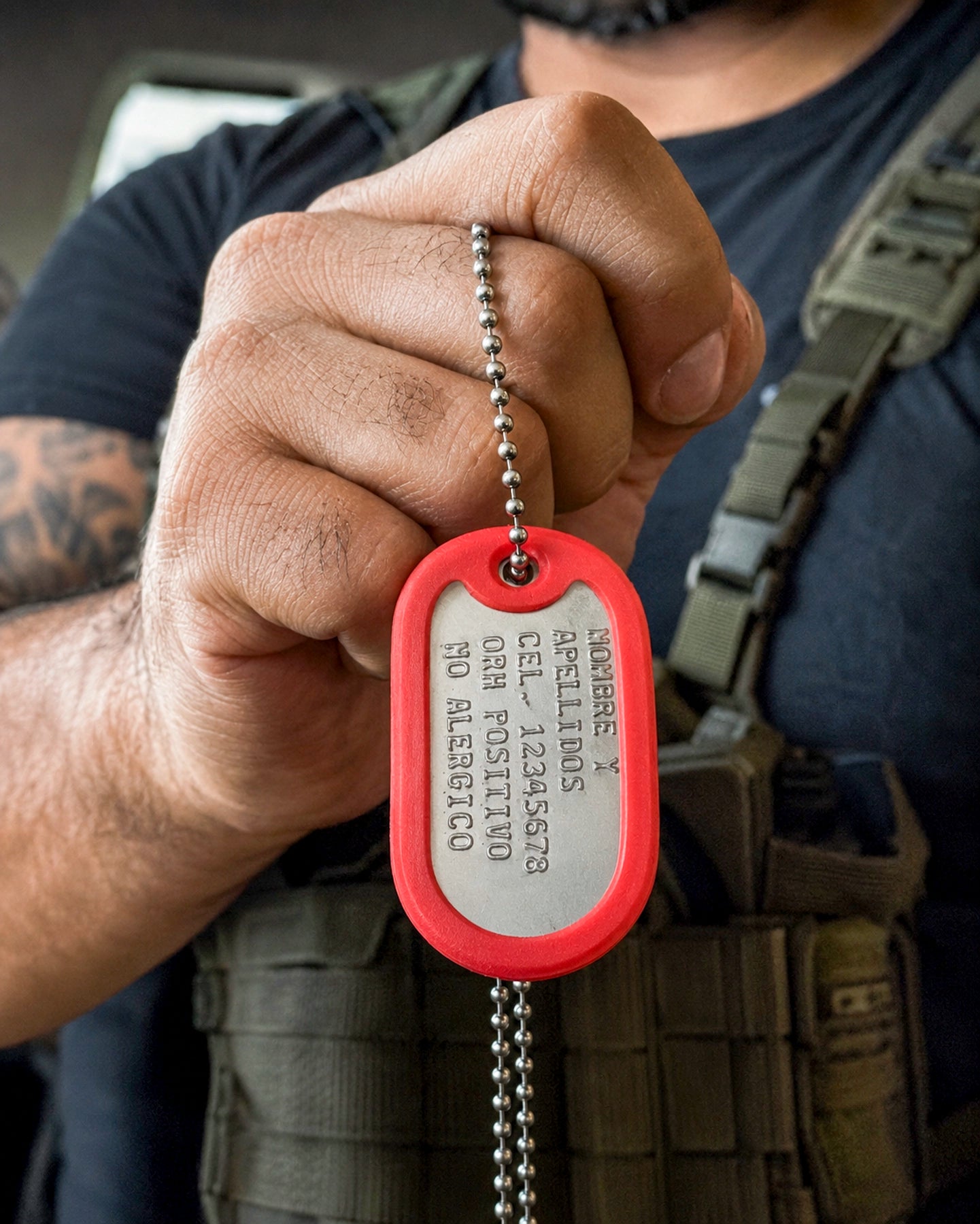 Placa Dog Tag Troquelada – Personalizada