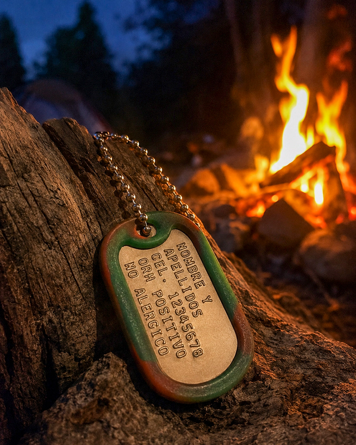 Placa Dog Tag Troquelada – Personalizada