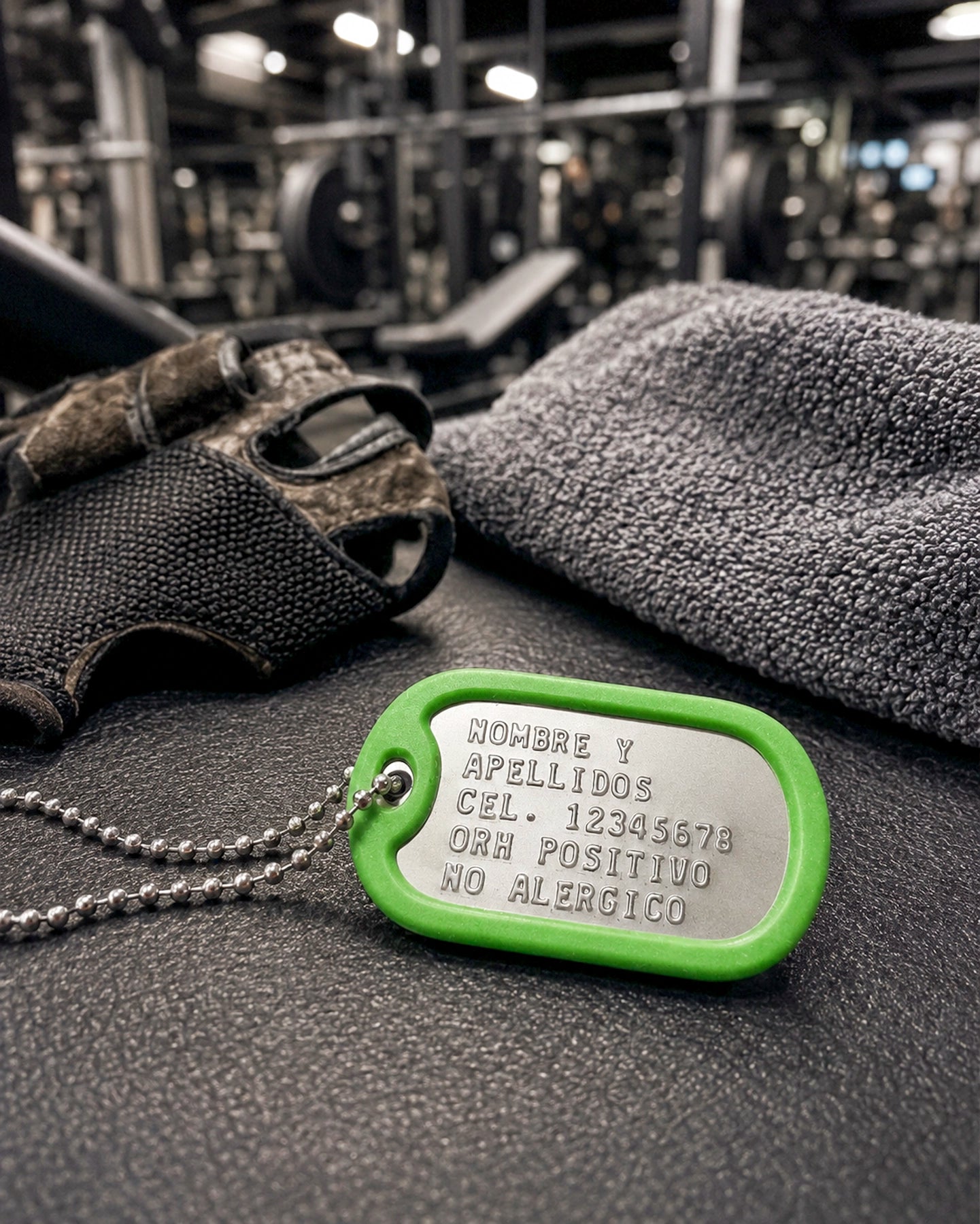 Placa Dog Tag Troquelada – Personalizada