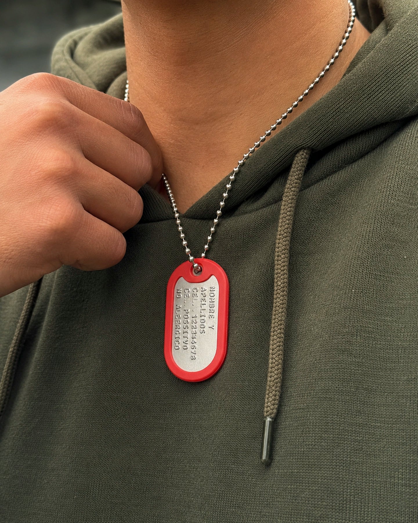 Placa Dog Tag Troquelada – Personalizada