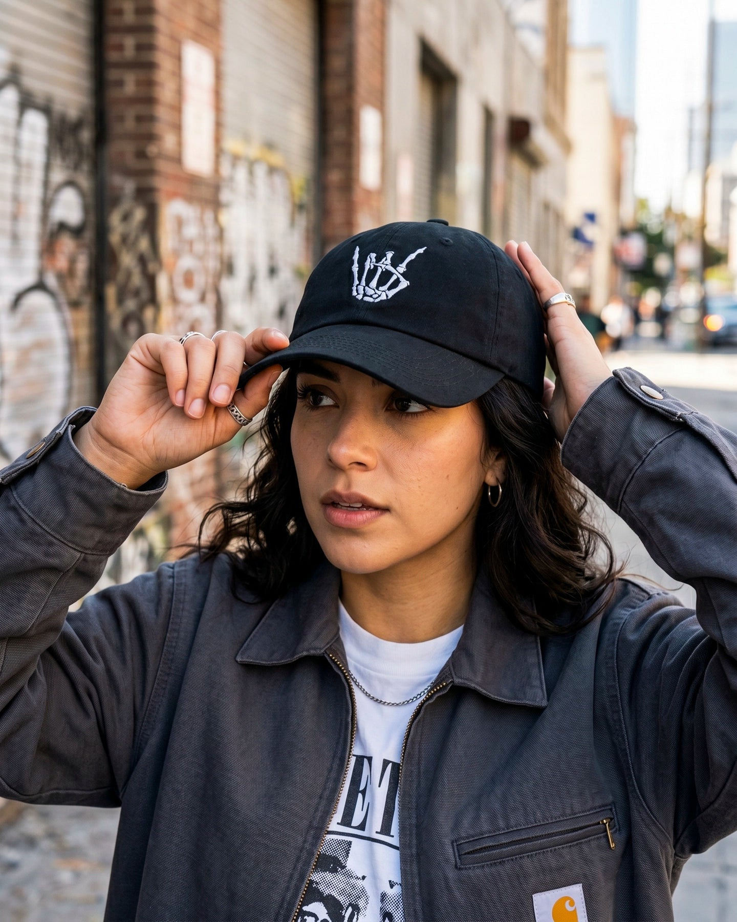 Gorra Mano Esqueleto
