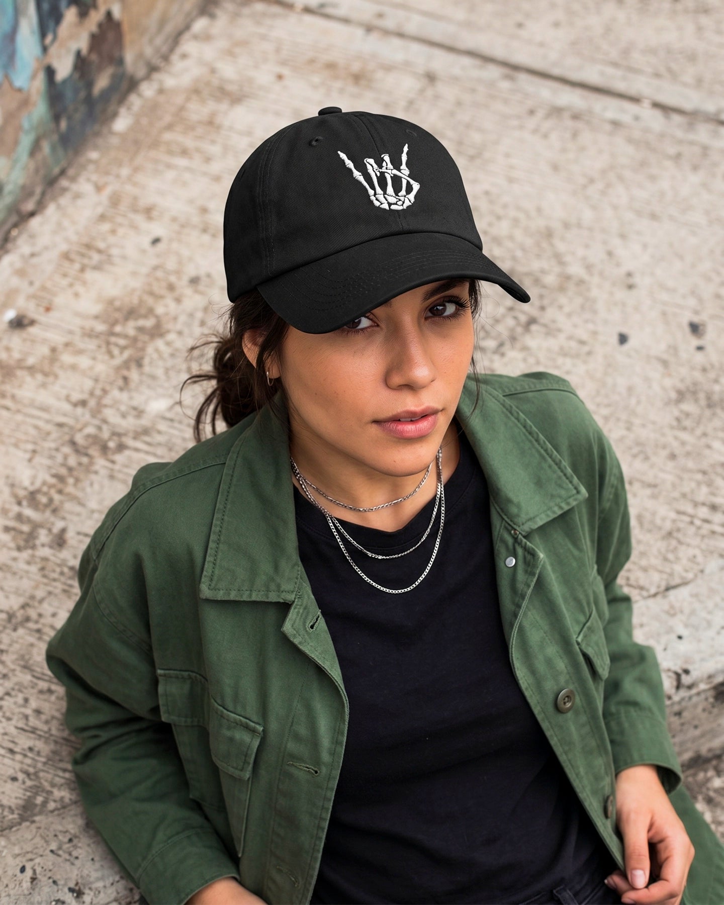 Gorra Mano Esqueleto