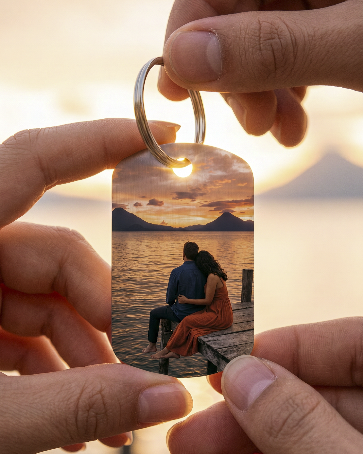 Llavero Personalizado – Foto y Mensaje