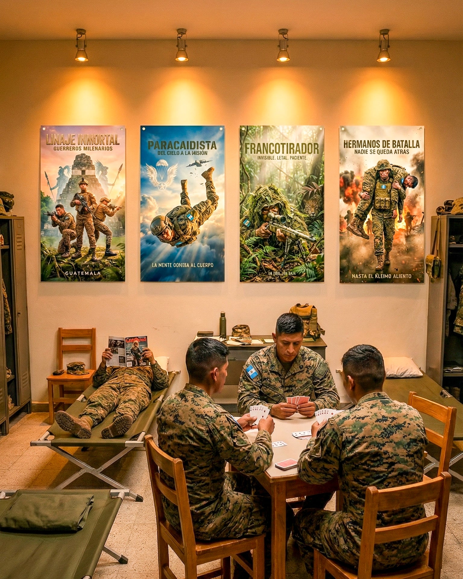 Pósters Tácticos – Colección Honor y Fuego