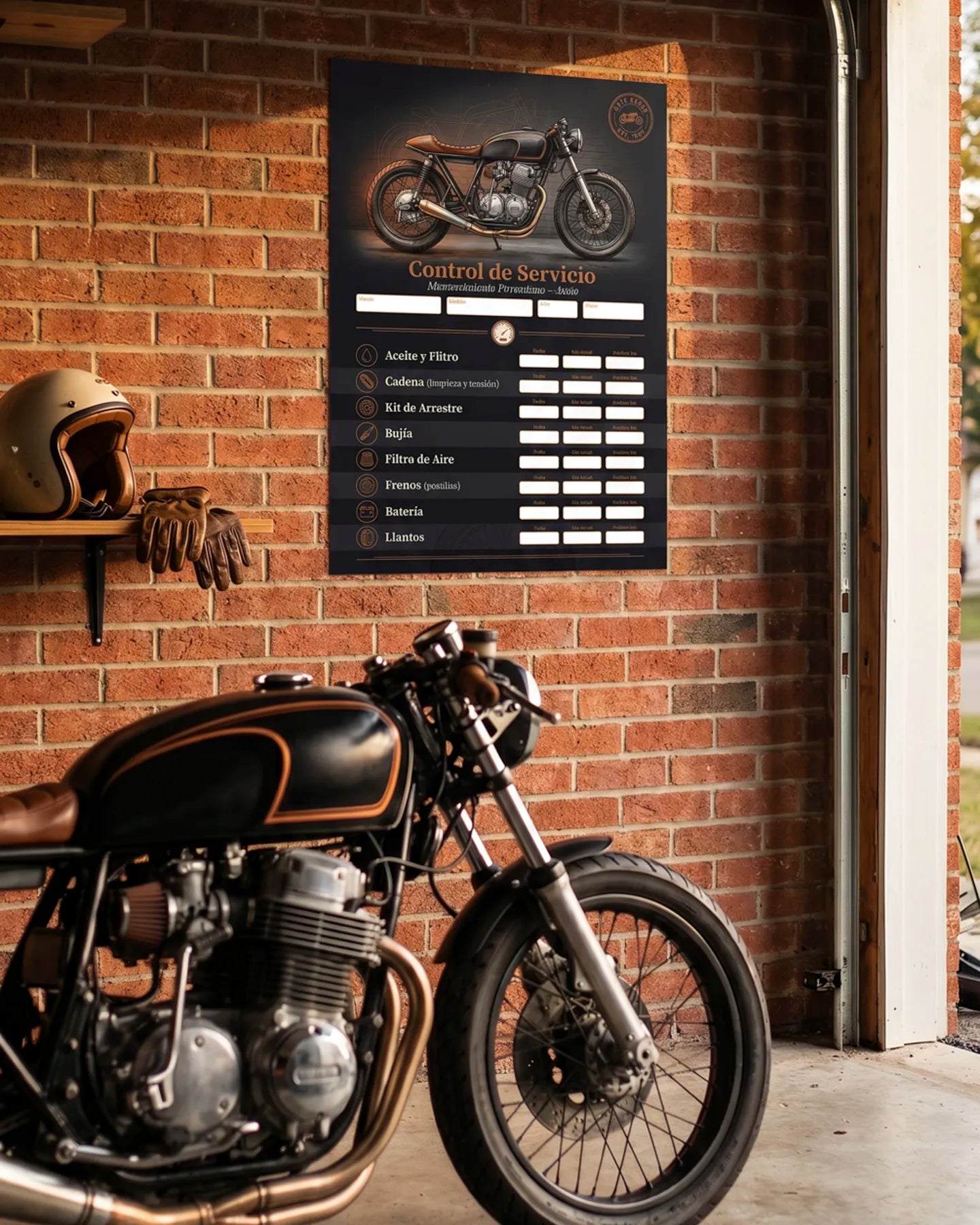 Kit de Control de Servicio para Moto