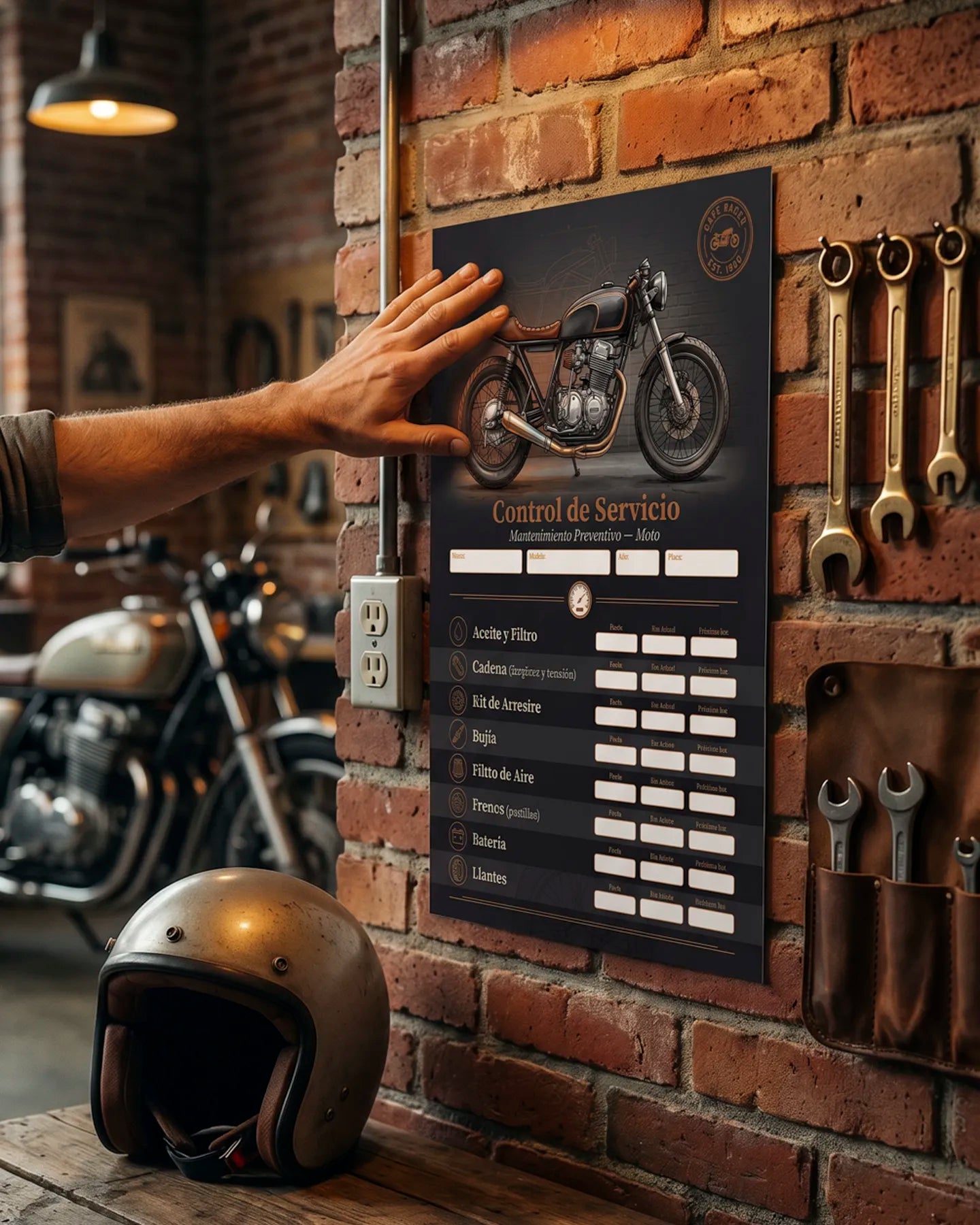 Kit de Control de Servicio para Moto