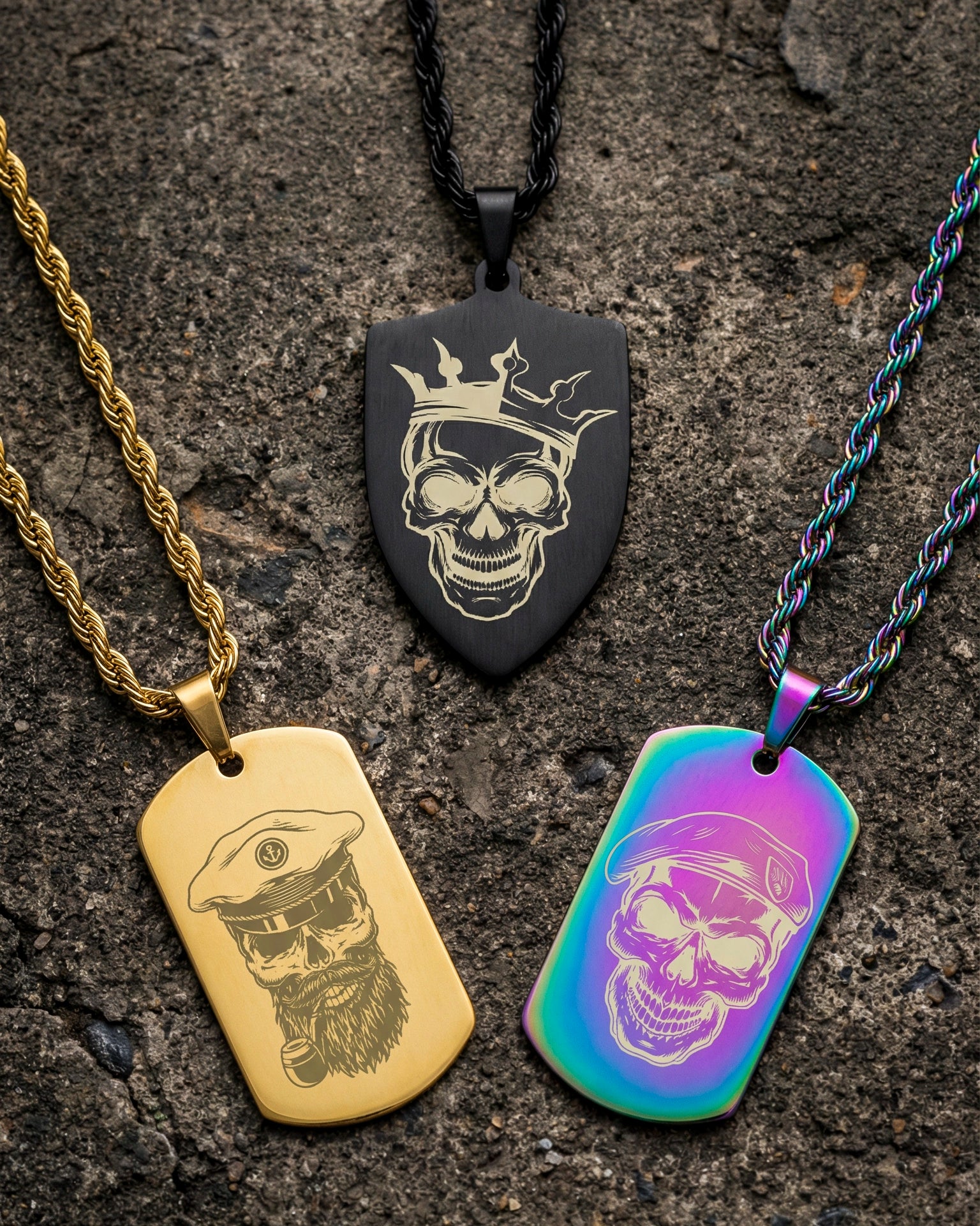 Collar Táctico Skull – Edición Personalizada