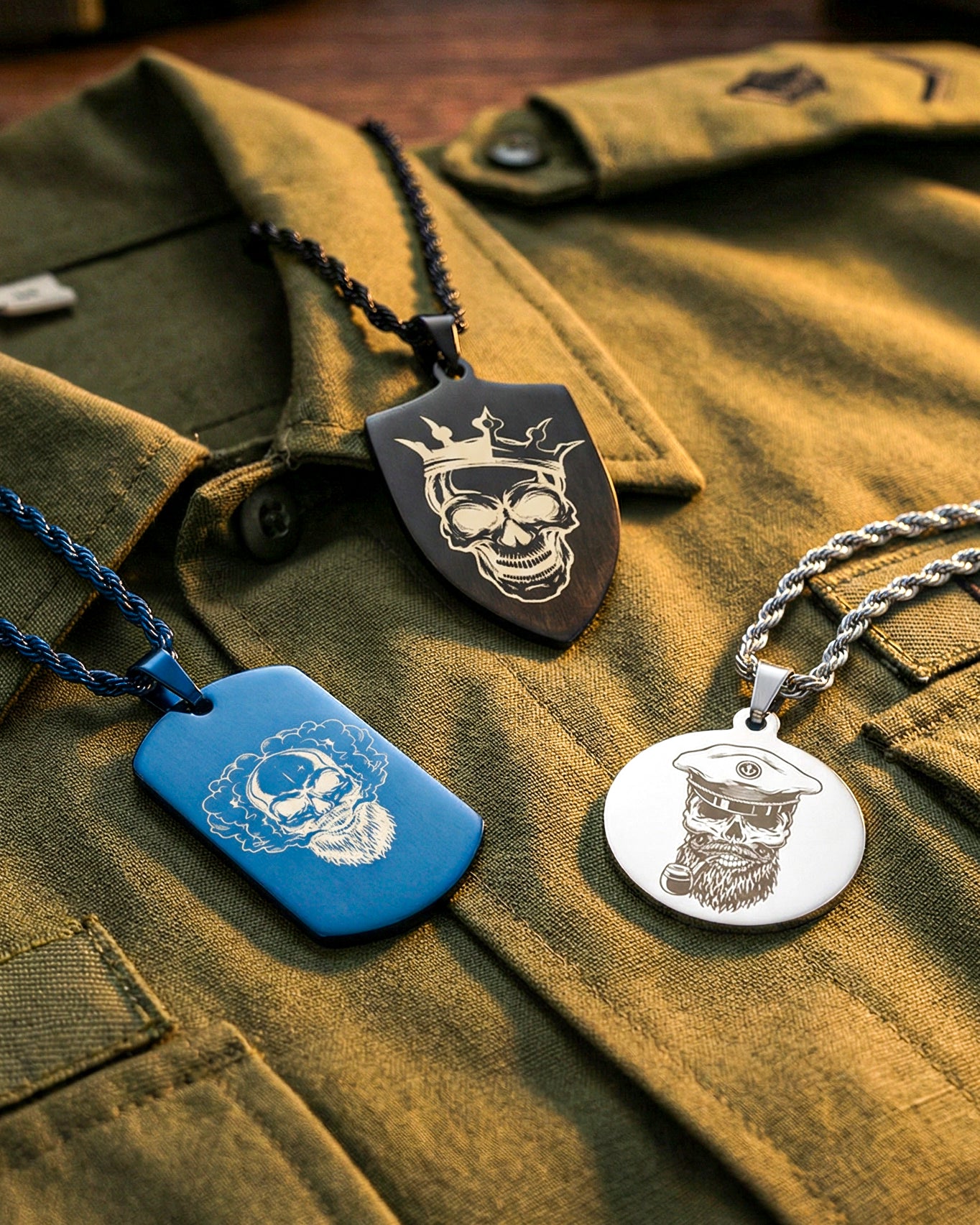 Collar Táctico Skull – Edición Personalizada