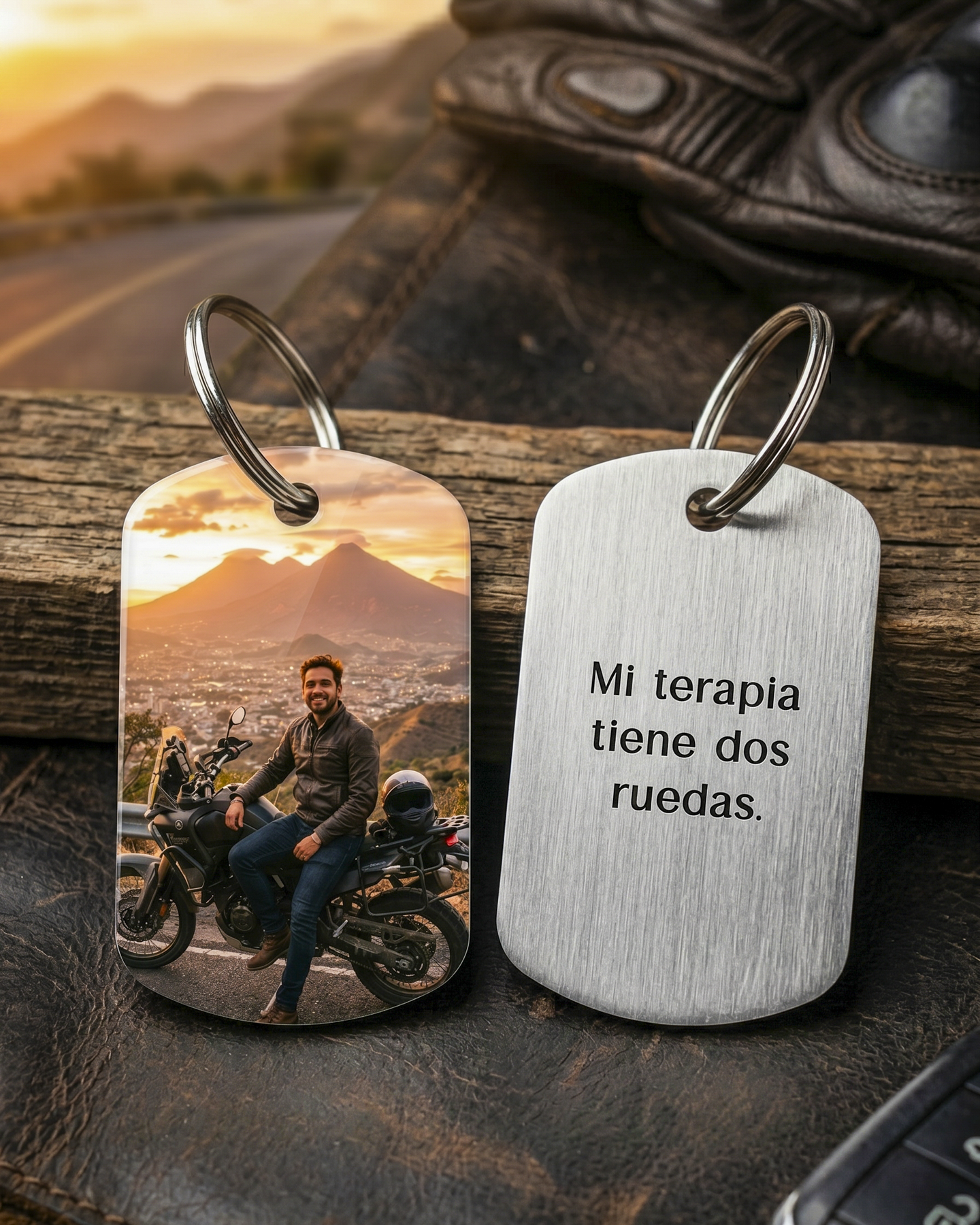 Llavero Personalizado – Foto y Mensaje