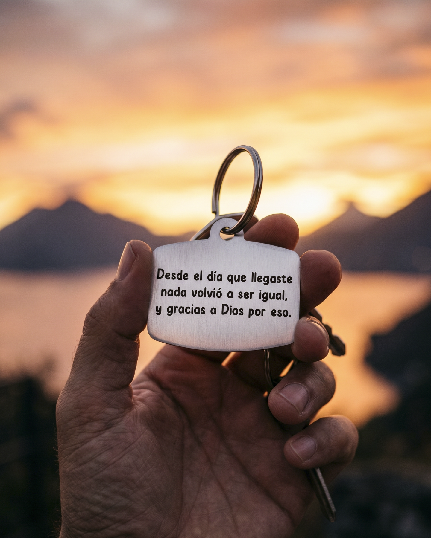 Llavero Personalizado – Foto y Mensaje
